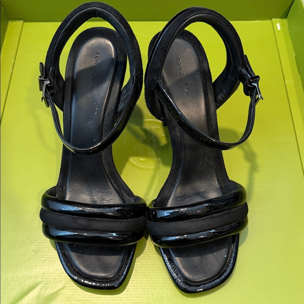 Tory Burch Black Heeled Sandals